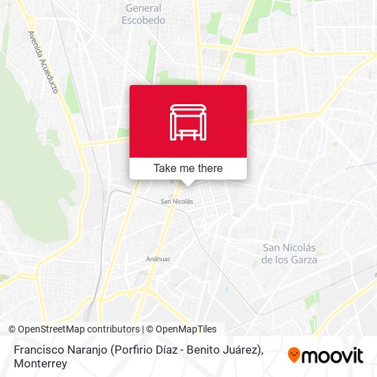 Francisco Naranjo (Porfirio Díaz - Benito Juárez) map