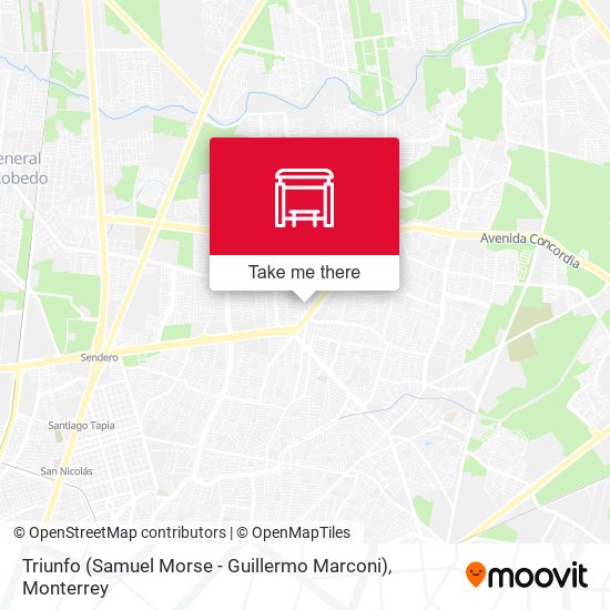 Mapa de Triunfo (Samuel Morse - Guillermo Marconi)