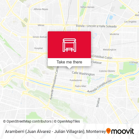 Mapa de Aramberri (Juan Álvarez - Julián Villagrán)