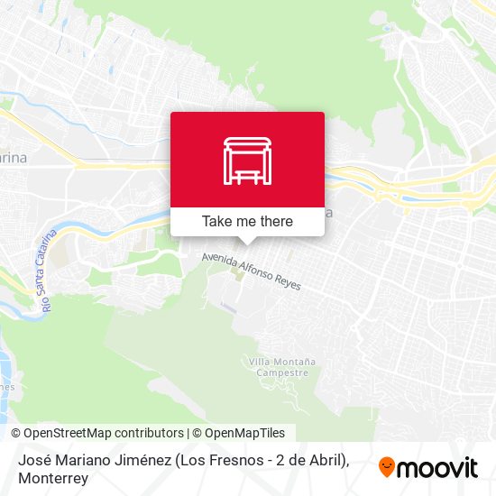 Mapa de José Mariano Jiménez (Los Fresnos - 2 de Abril)