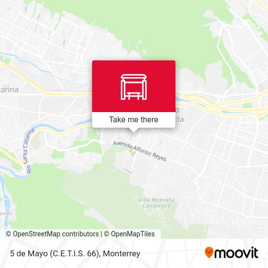 Mapa de 5 de Mayo (C.E.T.I.S. 66)