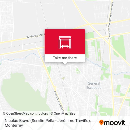 Mapa de Nicolás Bravo (Serafín Peña - Jerónimo Treviño)