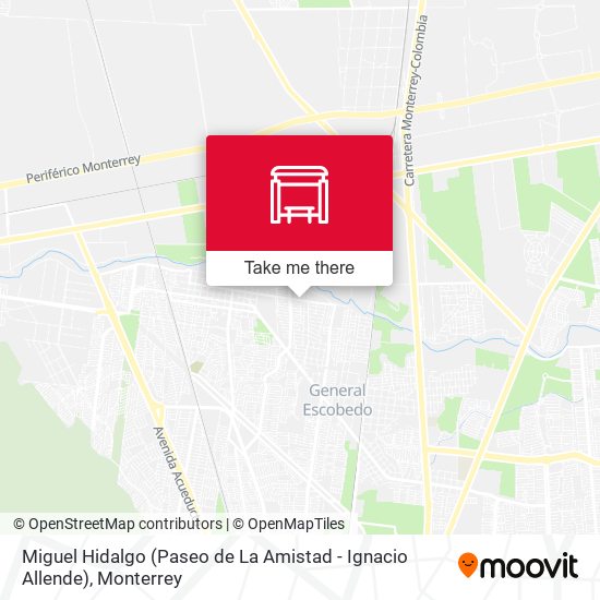 Mapa de Miguel Hidalgo (Paseo de La Amistad - Ignacio Allende)