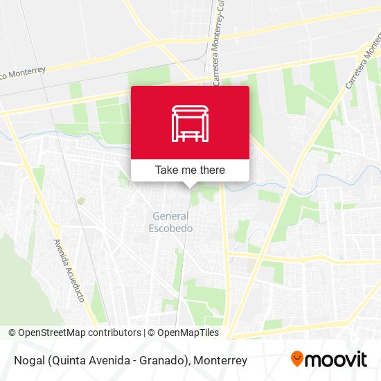 Nogal (Quinta Avenida - Granado) map