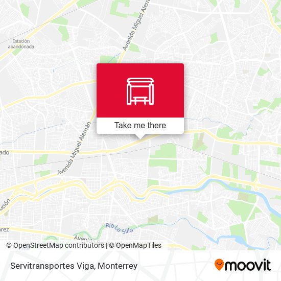 Servitransportes Viga map