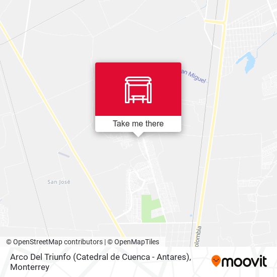 Arco Del Triunfo (Catedral de Cuenca - Antares) map