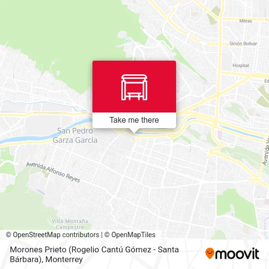 Mapa de Morones Prieto (Rogelio Cantú Gómez - Santa Bárbara)