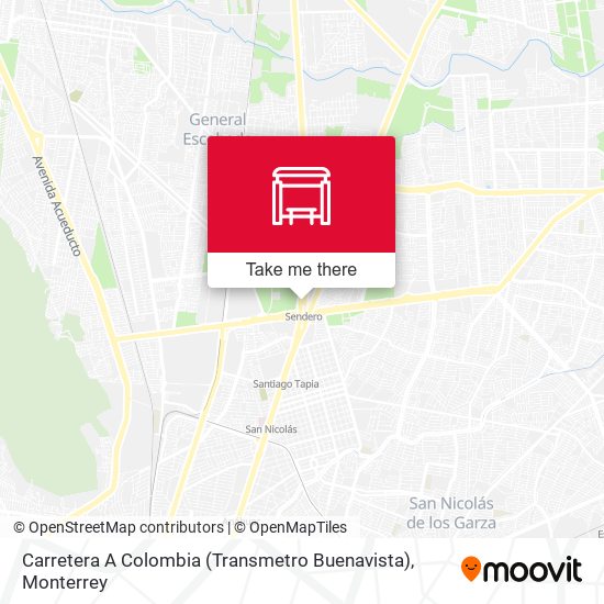 Carretera A Colombia (Transmetro Buenavista) map