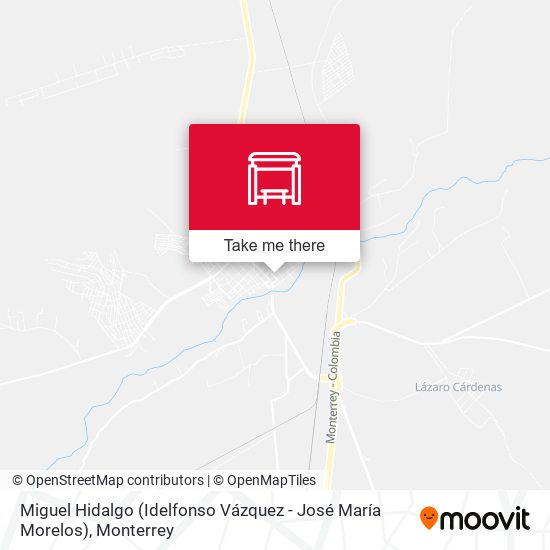 Mapa de Miguel Hidalgo (Idelfonso Vázquez - José María Morelos)