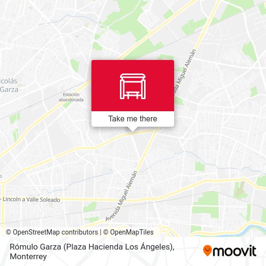 Mapa de Rómulo Garza (Plaza Hacienda Los Ángeles)