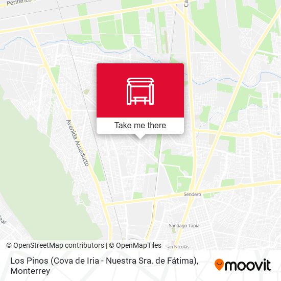 Mapa de Los Pinos (Cova de Iria - Nuestra Sra. de Fátima)