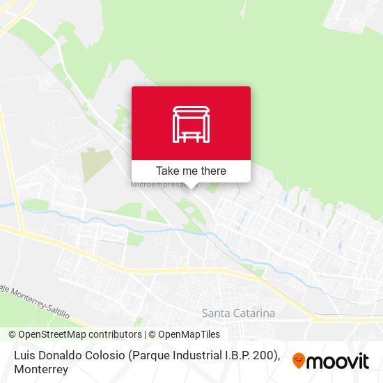 Mapa de Luis Donaldo Colosio (Parque Industrial I.B.P. 200)