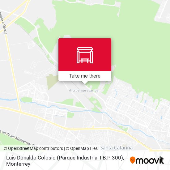 Luis Donaldo Colosio (Parque Industrial I.B.P 300) map