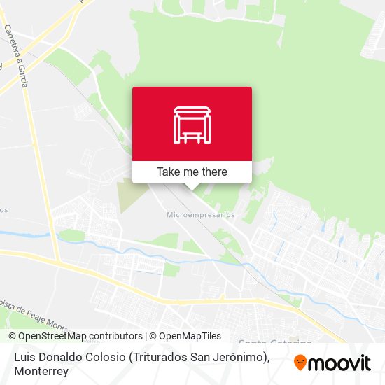 Luis Donaldo Colosio (Triturados San Jerónimo) map