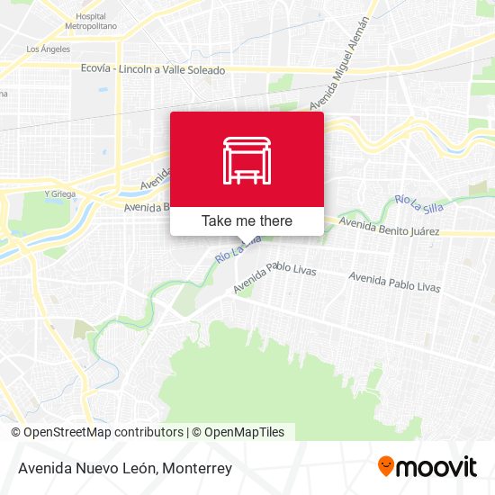 Avenida Nuevo León map