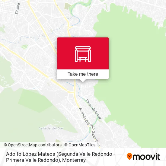 Adolfo López Mateos (Segunda Valle Redondo - Primera Valle Redondo) map