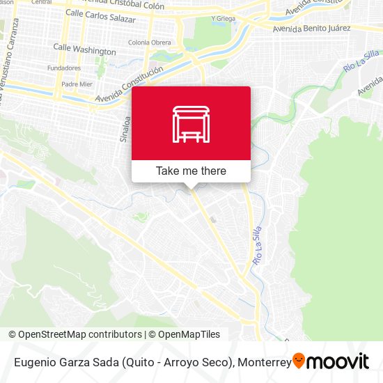 Mapa de Eugenio Garza Sada (Quito - Arroyo Seco)