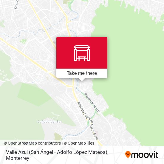 Valle Azul (San Ángel - Adolfo López Mateos) map