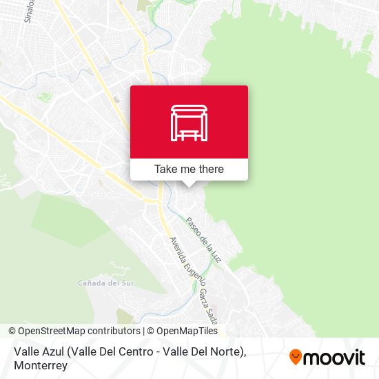 Mapa de Valle Azul (Valle Del Centro - Valle Del Norte)