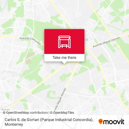 Carlos S. de Gortari (Parque Industrial Concordia) map