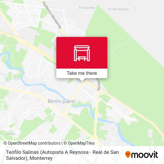 Teófilo Salinas (Autopista A Reynosa - Real de San Salvador) map