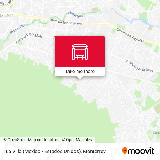 La Villa (México - Estados Unidos) map