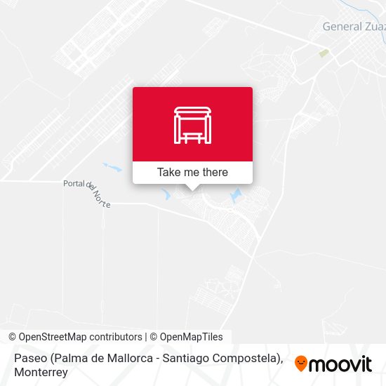 Paseo (Palma de Mallorca - Santiago Compostela) map