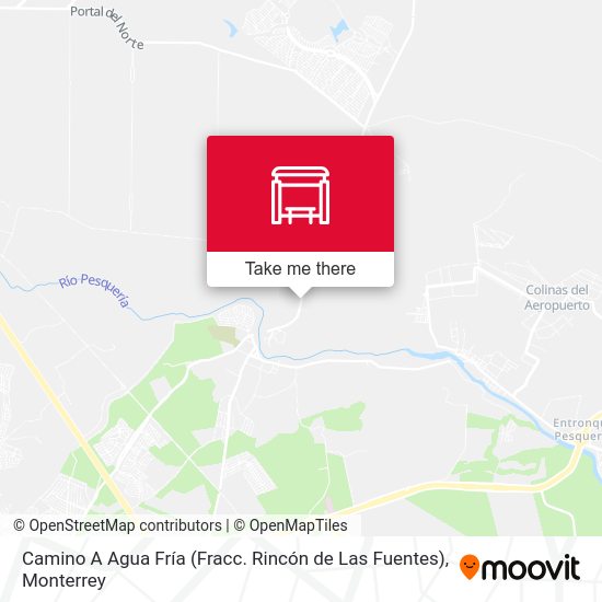 Camino A Agua Fría (Fracc. Rincón de Las Fuentes) map