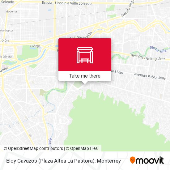 Mapa de Eloy Cavazos (Plaza Altea La Pastora)