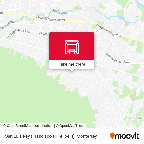 Mapa de San Luis Rey (Francisco I - Felipe II)