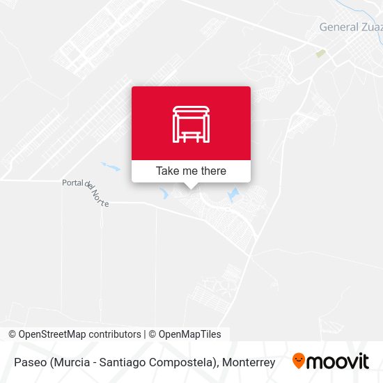 Paseo (Murcia - Santiago Compostela) map
