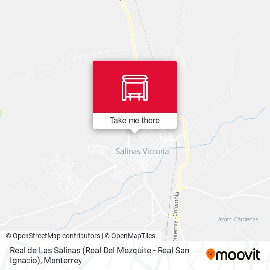Real de Las Salinas (Real Del Mezquite - Real San Ignacio) map