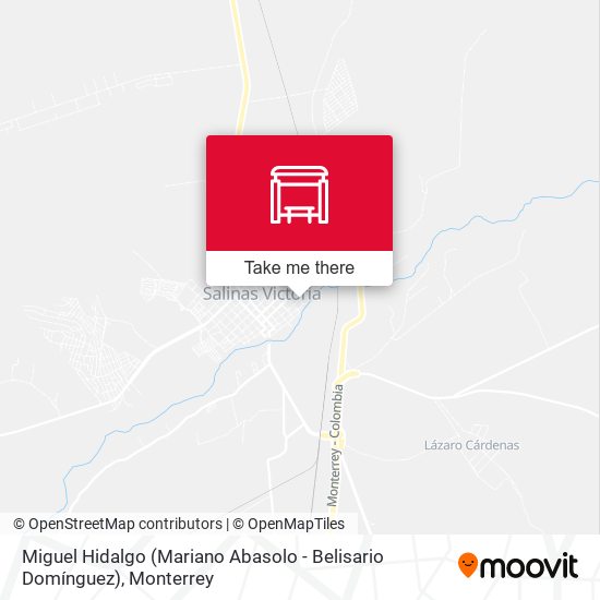 Miguel Hidalgo (Mariano Abasolo - Belisario Domínguez) map
