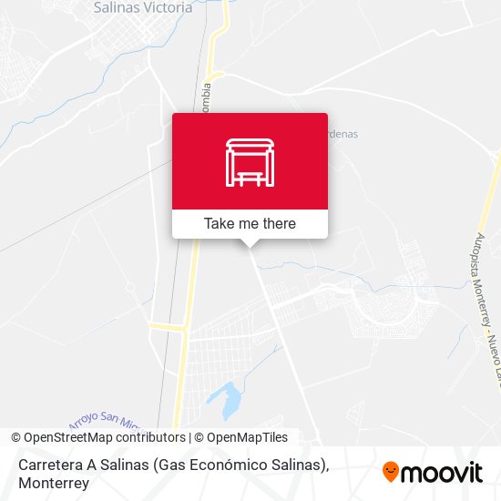 Carretera A Salinas (Gas Económico Salinas) map