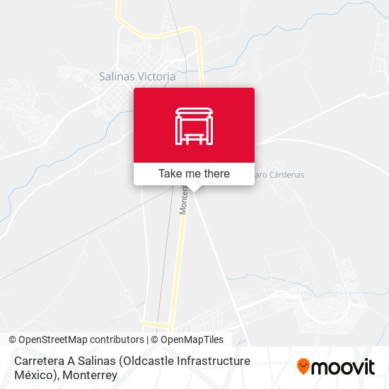 Carretera A Salinas (Oldcastle Infrastructure México) map