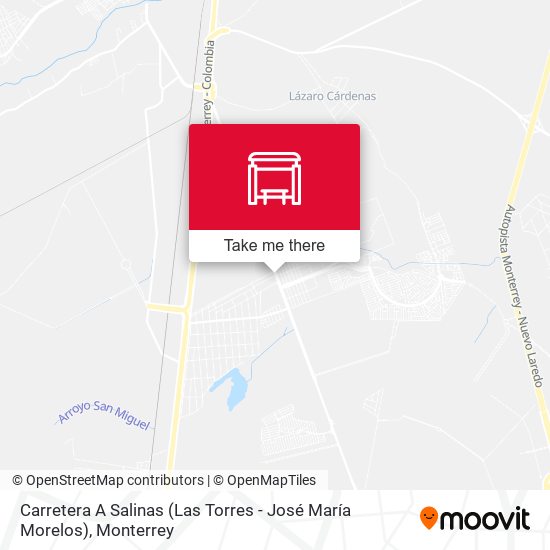 Carretera A Salinas (Las Torres - José María Morelos) map