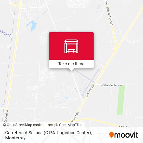 Carretera A Salinas (C.P.A. Logistics Center) map