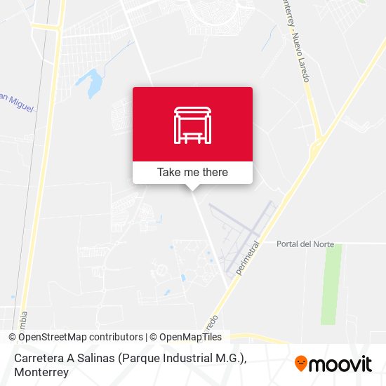 Carretera A Salinas (Parque Industrial M.G.) map