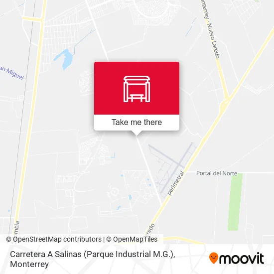 Carretera A Salinas (Parque Industrial M.G.) map