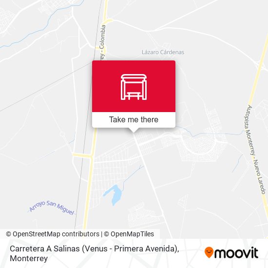 Carretera A Salinas (Venus - Primera Avenida) map