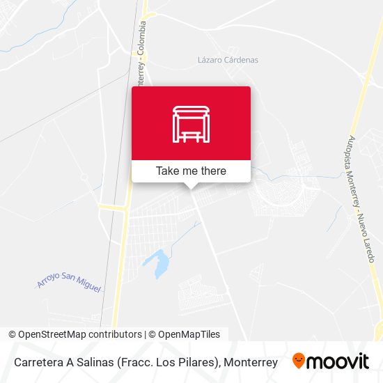Carretera A Salinas (Fracc. Los Pilares) map