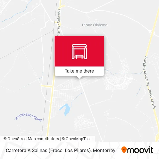 Carretera A Salinas (Fracc. Los Pilares) map