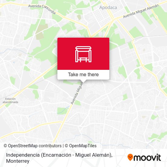 Independencia (Encarnación - Miguel Alemán) map