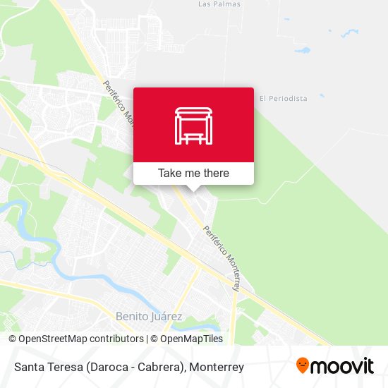 Santa Teresa (Daroca - Cabrera) map