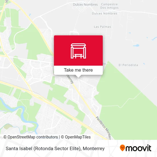 Santa Isabel (Rotonda Sector Elite) map