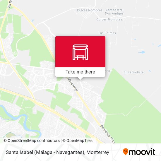 Santa Isabel (Málaga - Navegantes) map