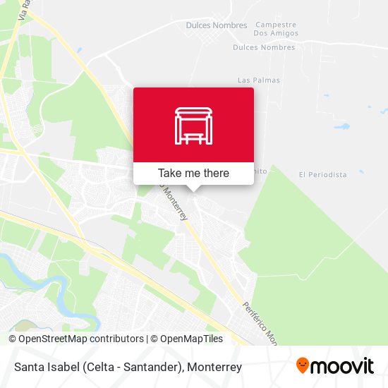 Santa Isabel (Celta - Santander) map