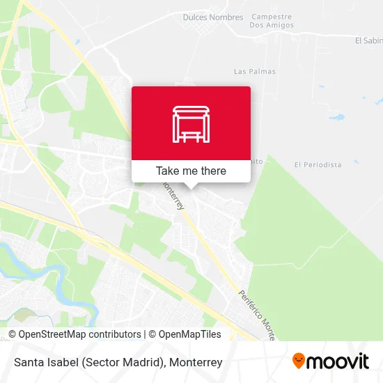 Santa Isabel (Sector Madrid) map