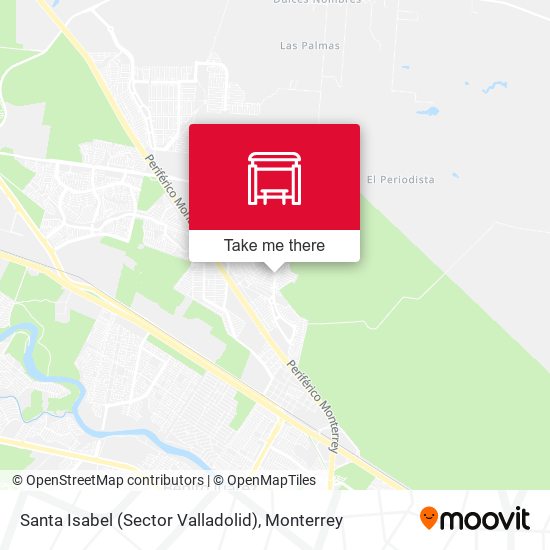 Mapa de Santa Isabel (Sector Valladolid)