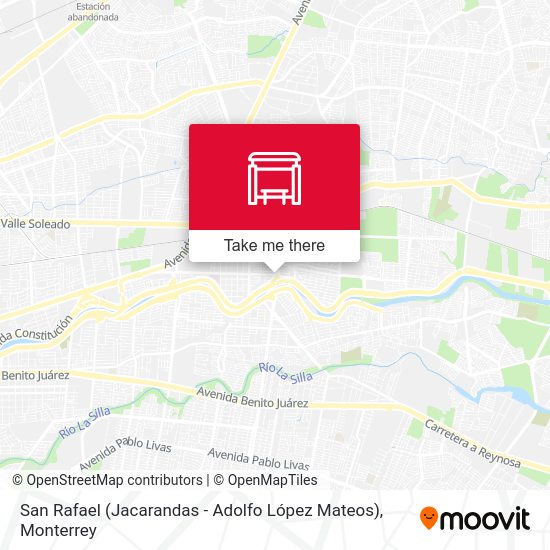 Mapa de San Rafael (Jacarandas - Adolfo López Mateos)